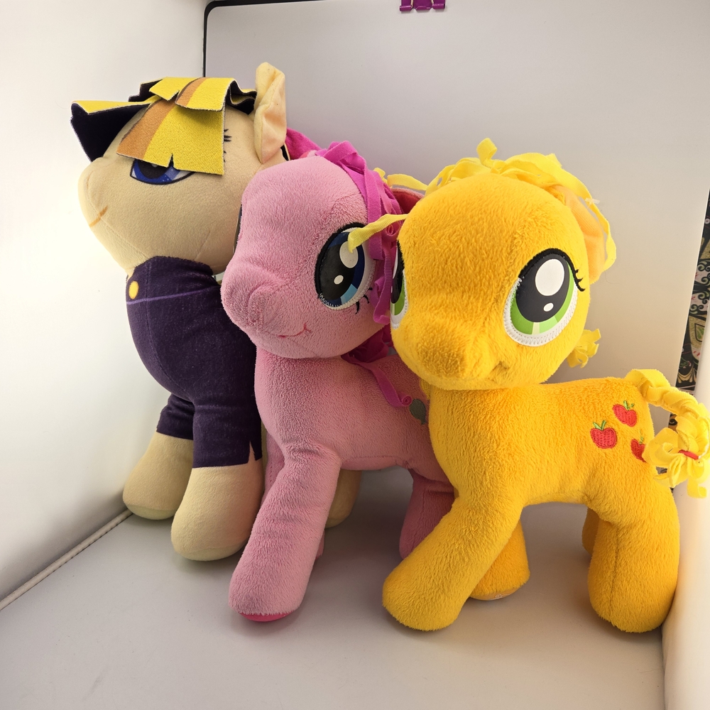 My Little Pony Set Of 3 Stufed Toys